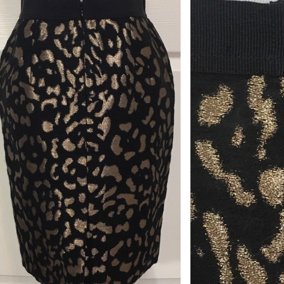 AnN TaYlor Le0PaRd pRiNt miDi sKirT - Picture 6 of 15